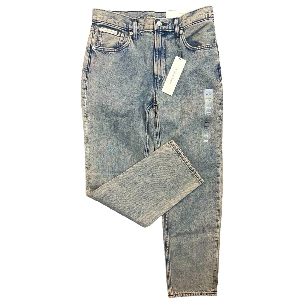 NWT Calvin Klein Original Straight Fit Women’s Denim Jeans, 28 (6), Excellent